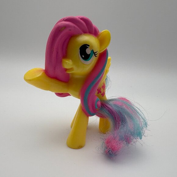 My Little Pony (MLP) 2014 Fluttershy G4 McDonald's Yellow (SKU: 347TO) - Picture 1 of 9